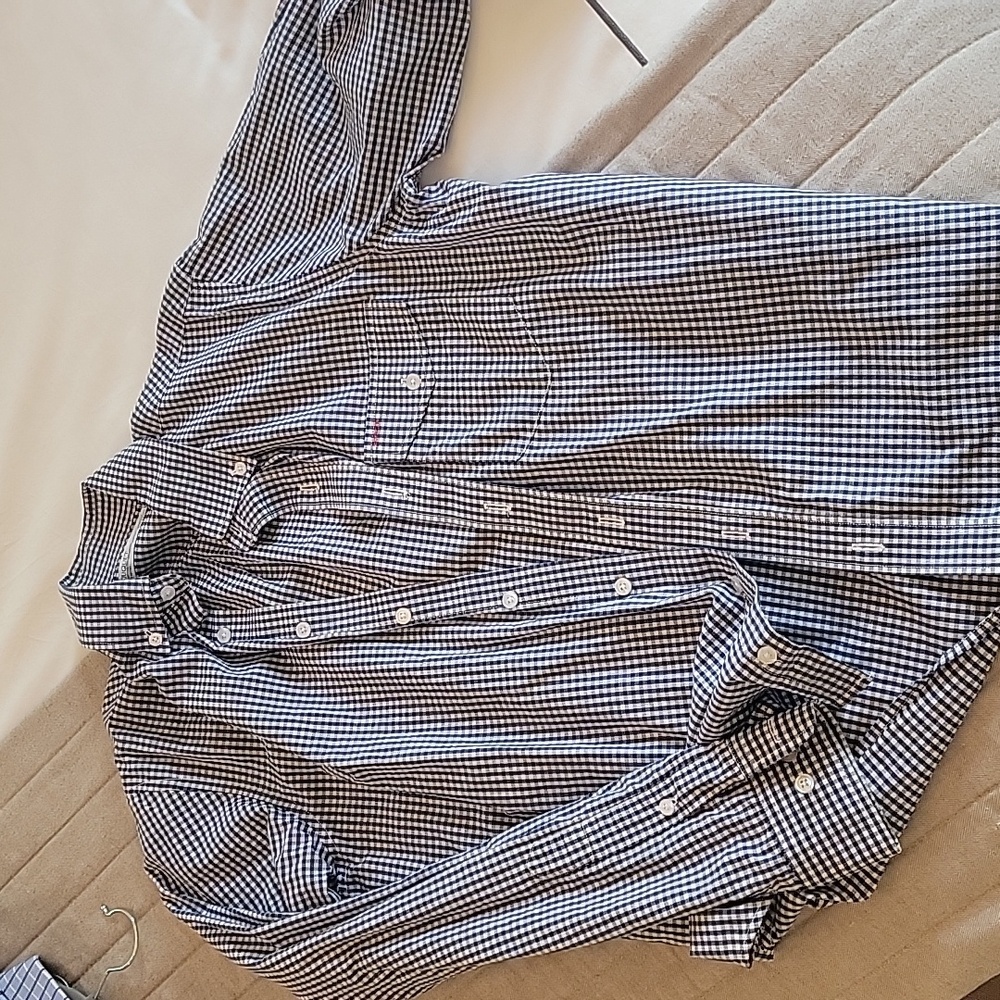 Criquet Blue Long Sleeve Button Up